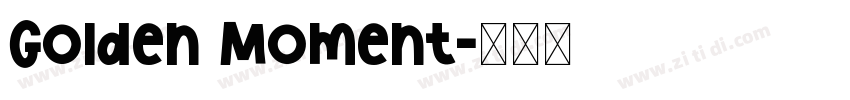 Golden Moment字体转换